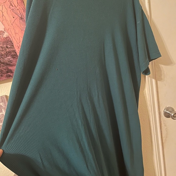 Just my Style Plus Size Womens thermal green midi dress size one size - Picture 6 of 11